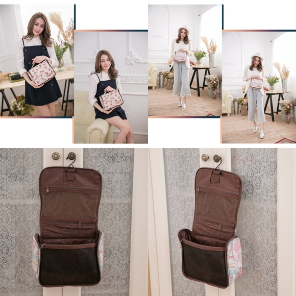 Waterproof Sloth Travel Toiletry Makeup Cosmetic Bag - Picture 5 of 9